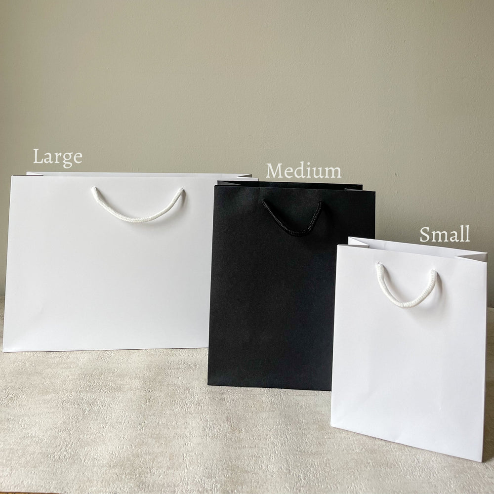 personalised bridesmaid gift bag with custom design
