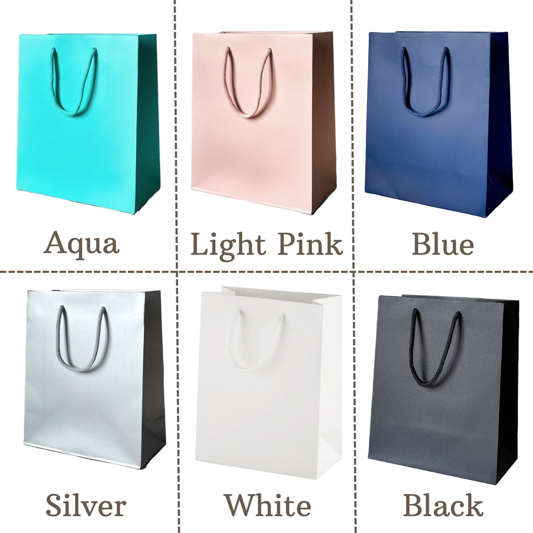 Personalised Christening Gift Bag - Foil-Printed Baptism Favour Bag
