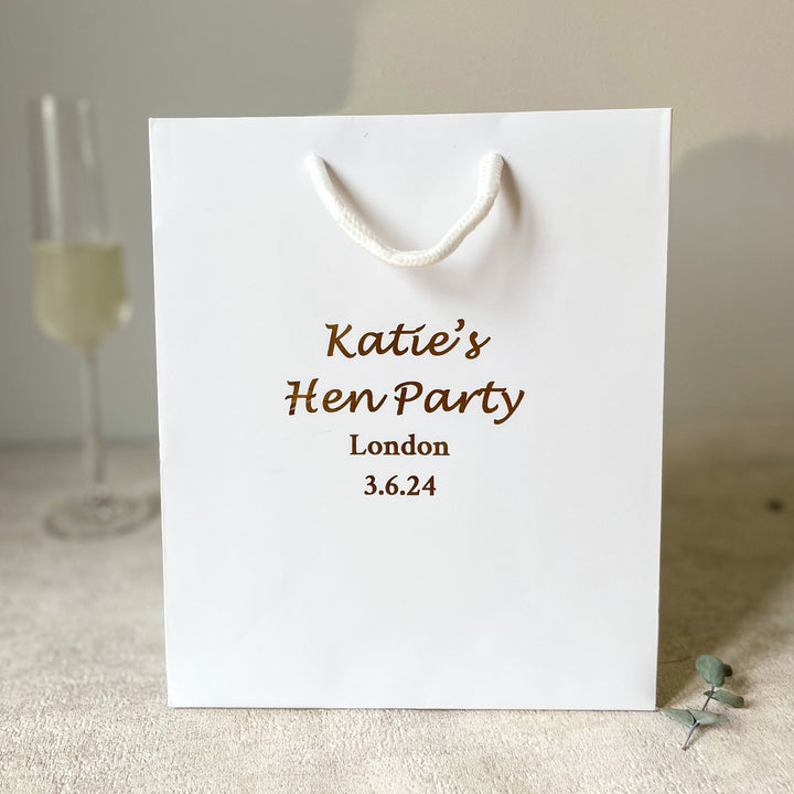 Personalised Hen Party Gift Bags - Luxury Hen Do Favours