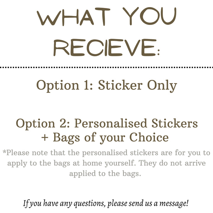Personalised Graduation Gift Bag with Congratulations Sticker