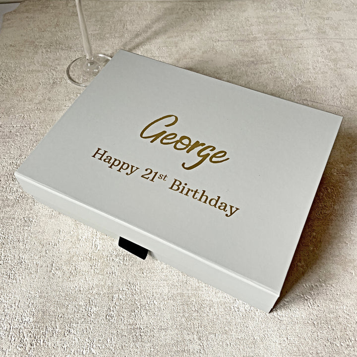Personalised Birthday Keepsake Box | Custom Memory Box for Sweet 16, 21st, & Milestone Celebrations