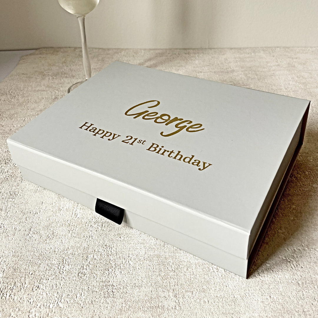 Personalised Birthday Keepsake Box | Custom Memory Box for Sweet 16, 21st, & Milestone Celebrations