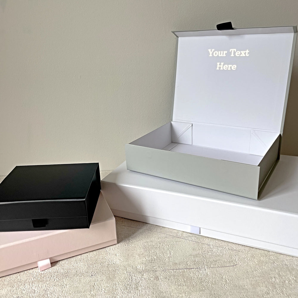 personalised birthday gift box with custom design