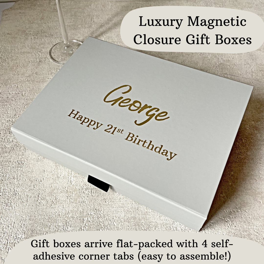personalised birthday gift bag with custom design