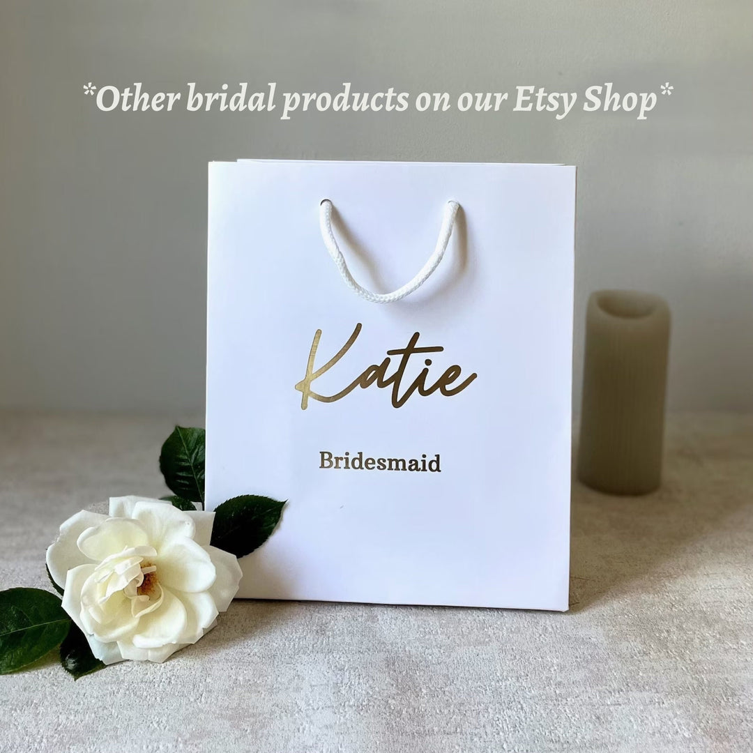 personalised bridesmaid proposal box with custom design